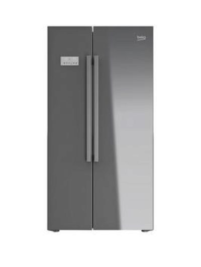 Beko Asl141S American-Style Fridge Freezer - Silver
